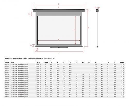 Tela Silverline Pro 4:3