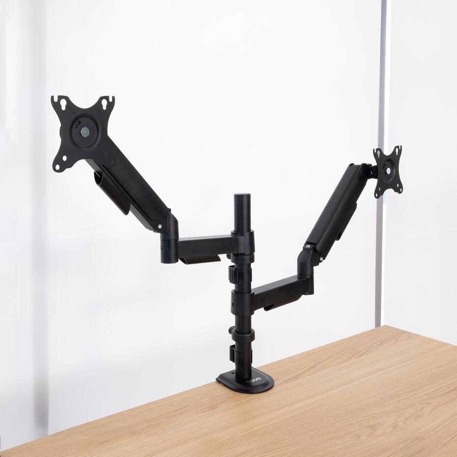 Suporte de Mesa para 2 Ecrãs 17-32 DB1533TNR-B