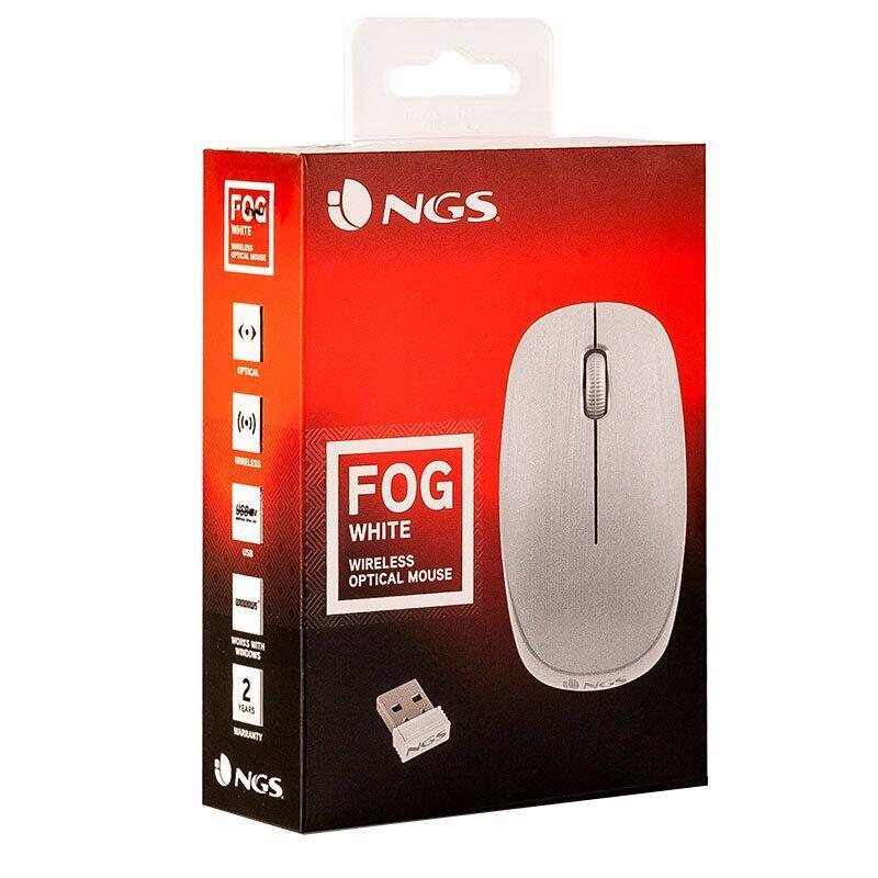 Rato Sem Fio NGS Fog White
