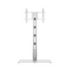 M Public Display Stand 180 HD Single Silver Floorbase