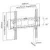 Suporte TV PLANO Flat 55-4040T