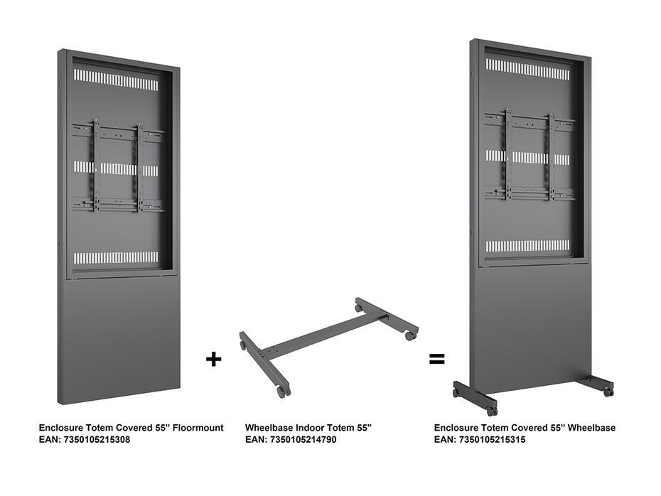 Totem M Pro Series Enclosure 55 Floormount Covered