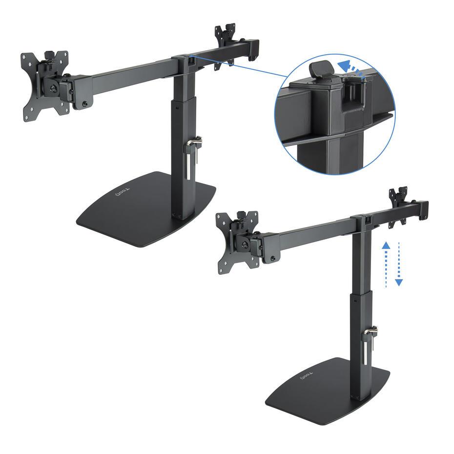 Suporte de Mesa para 2 Ecrãs de 17-27 DB1727TN-B
