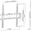 Suporte TV Plano Slim 55-4040