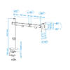 Suporte de Mesa para Ecrãs de 13-32 DB1032TN-B