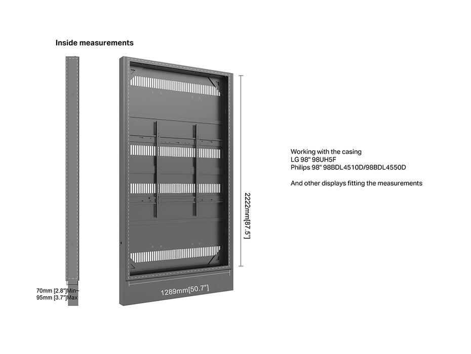 Totem M Pro Series Enclosure 98 Floormount Covered