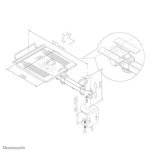 Suporte para portátil NOTEBOOK-D100