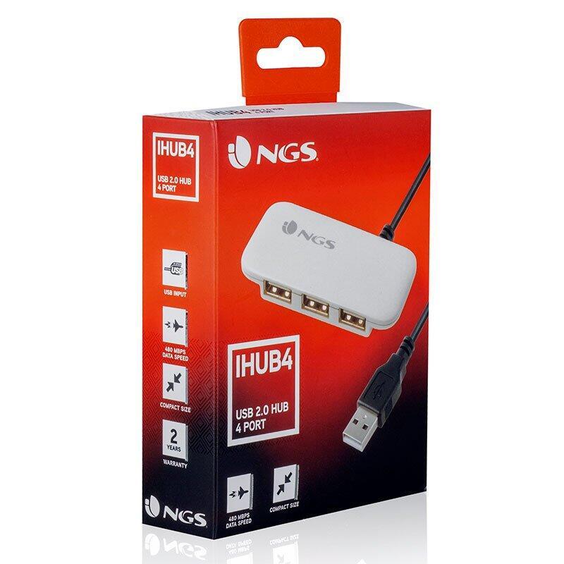 Hub 2.0 NGS iHub 4 Portas Branco
