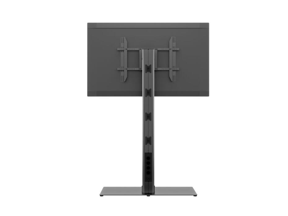 M Public Display Stand 180 HD Single Black Floorbase