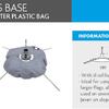 Cross Base With Water Plastic Bag