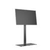 M Public Display Stand 180 HD Single Black Floorbase
