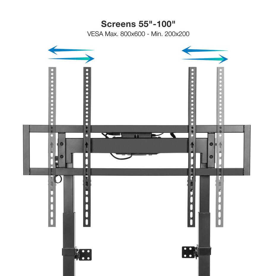 Suporte de Chão Elétrico Titan para TV 55-100