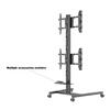 M Display Stand 180 Dual Vertical Black