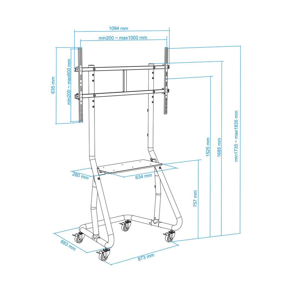 Suporte de Chão para TV 60-105