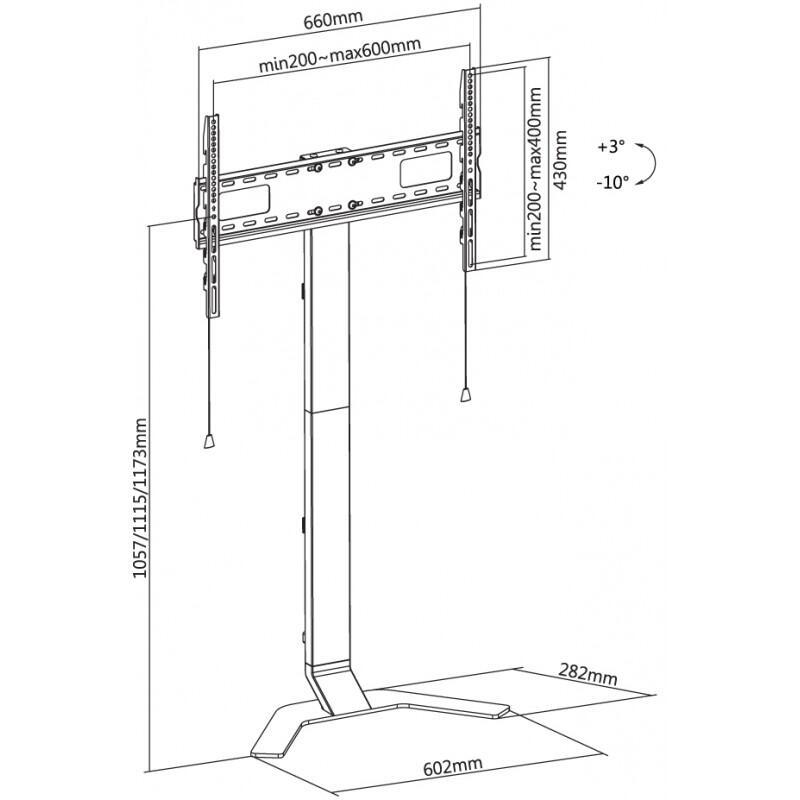 Suporte TV Stand 80 Super Slim