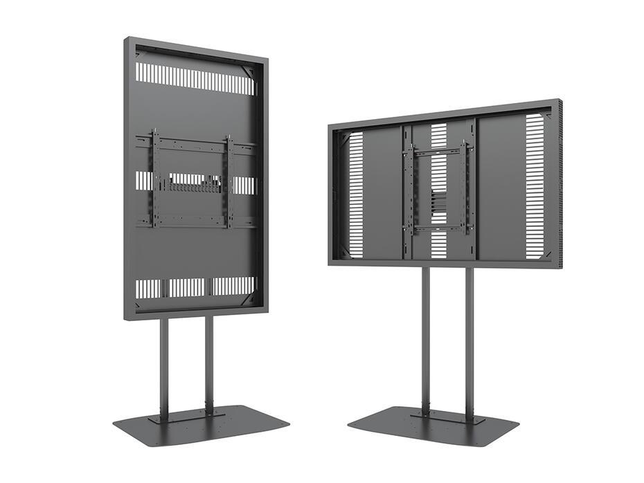 Suporte Display M Pro Series Enclosure 65 Floorbase Dual Pole