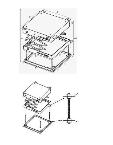 Suporte Teto para Projetor Caelos 200