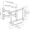 Suporte de Parede TV Plexo Premium 80-6040T