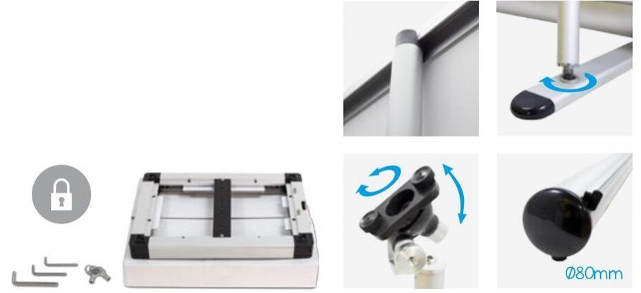 TABLET HOLDER  ROLL UP
