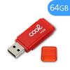Pen Drive USB x64 GB 2.0 COOL Cover Vermelho