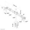 Suporte de mesa FPMA-D960D para monitores 10-27