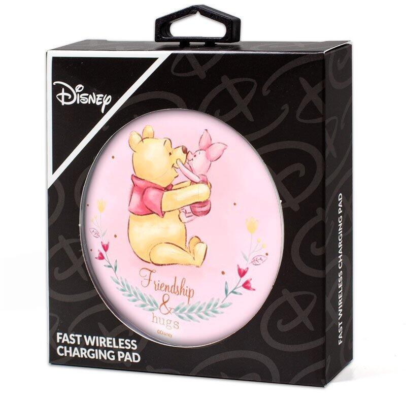 Carregador Smartphones Qi sem fio Disney Winnie (Carga rápida)