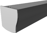 Tela Screenline Wave 335cm com moldura
