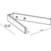 Prateleira M Public Display Stand Frontshelf