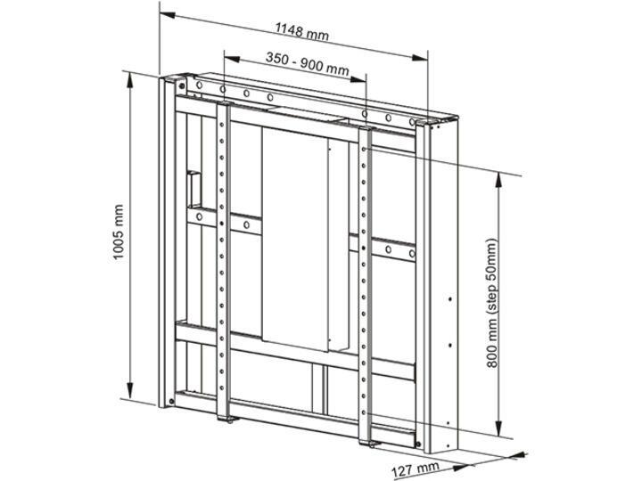 M Motorized Wallmount 80 kg HD
