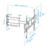 Suporte de parede para TV 37-70 LP6070TN-B