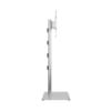 M Public Display Stand 180 HD Single Silver Floorbase