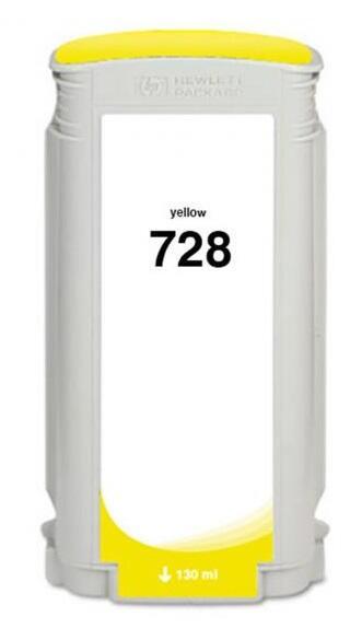 728 (F9J65A/F9J61A) Amarelo HP Compatível