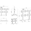 M Public Video Wall Stand 4-Screens 40-55