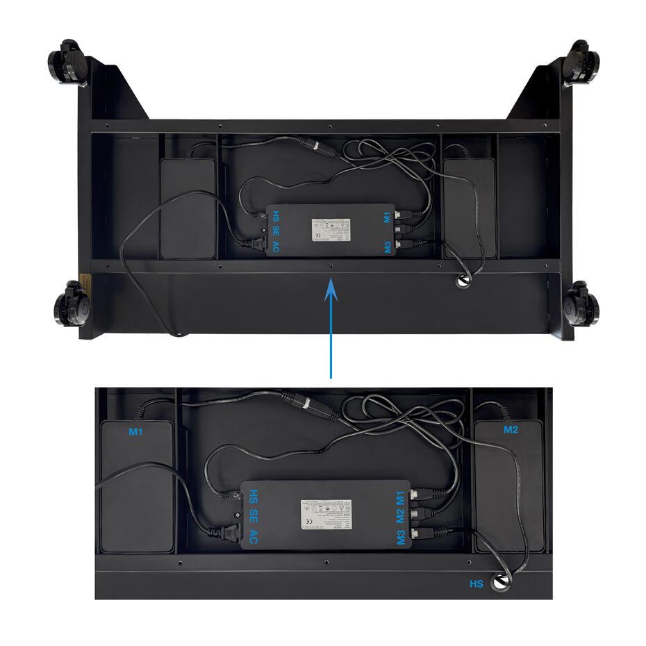 Suporte de Chão Elétrico Uros para TV 52-84
