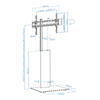Suporte de Chão Mirror para TV 32- 85