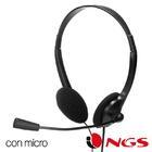 Auscultadores Stéreo NGS MS103 com Micro