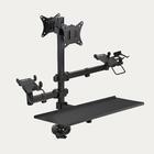 Suporte de Mesa para 2 Ecrãs 17-32 TQPM0003